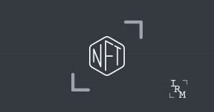 Graphic of NFT logo for IRM's WTF Are NFTs series of posts